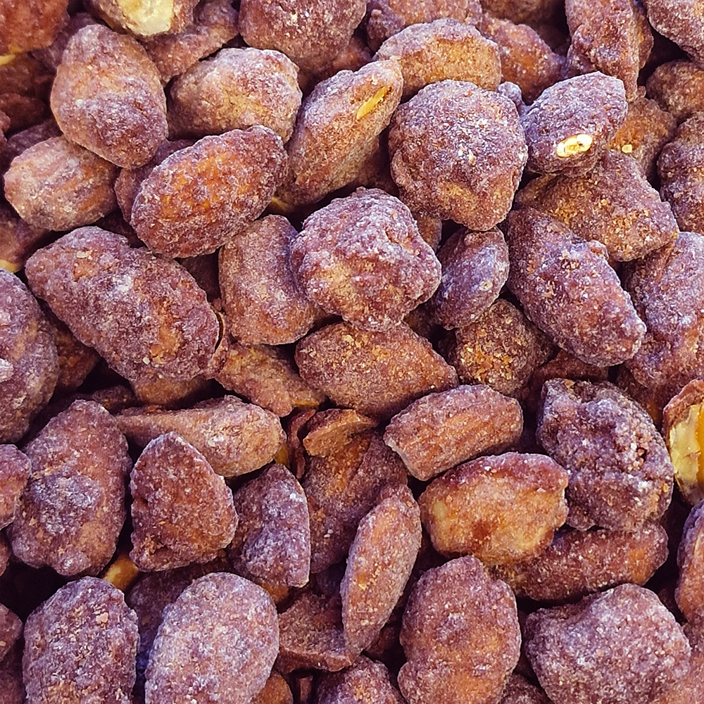 amandes caramélisées biologique en vrac