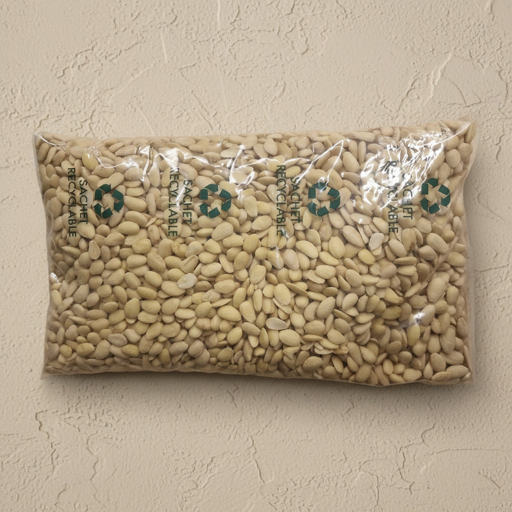 Amandes émondées biologiques en sachet recyclable 2,5 kg