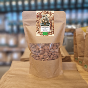 Sachet d’amandes caramélisées bio en vrac, emballage kraft écologique