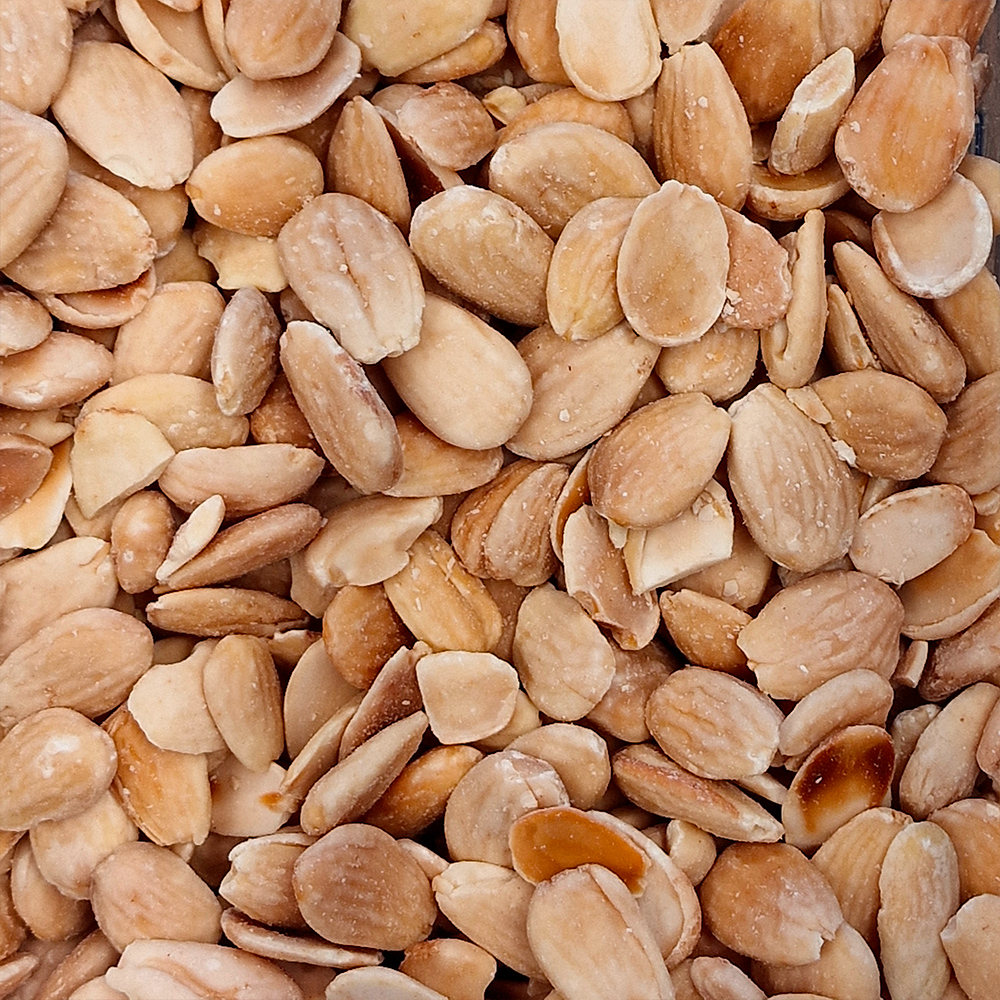 Amandes émondées grillées biologique en vrac