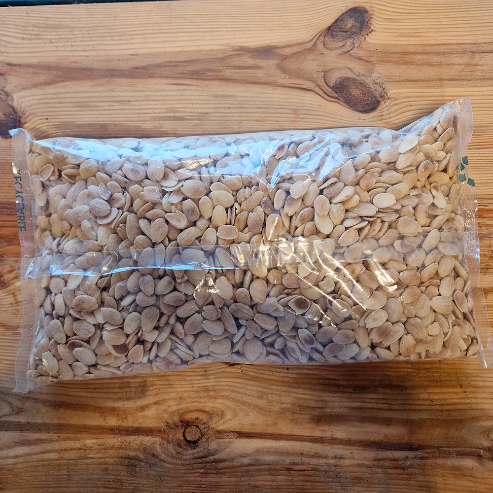 Amandes émondées grillées biologique en sac de 2.5 kg