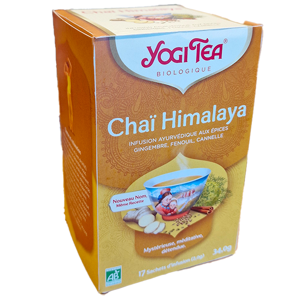 Infusion chai himalaya biologique Yogi tea