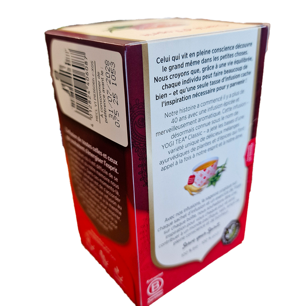 Clarté d'esprit infusion biologique Yogi Tea