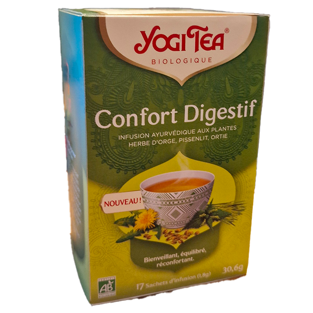 Infusion Confort Digestif Yogi tea Biologique