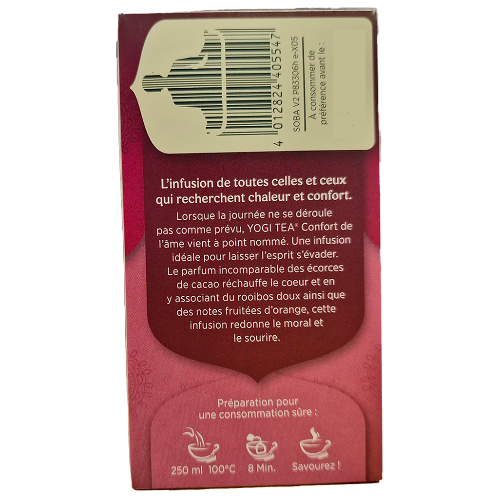 Yogi tea confort de l'âme infusettes Ayurvédique thématique