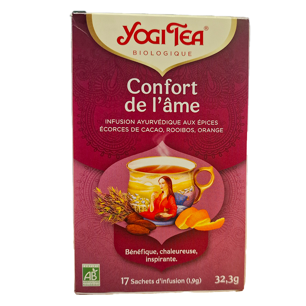 Yogi tea confort de l'âme infusettes Ayurvédique 