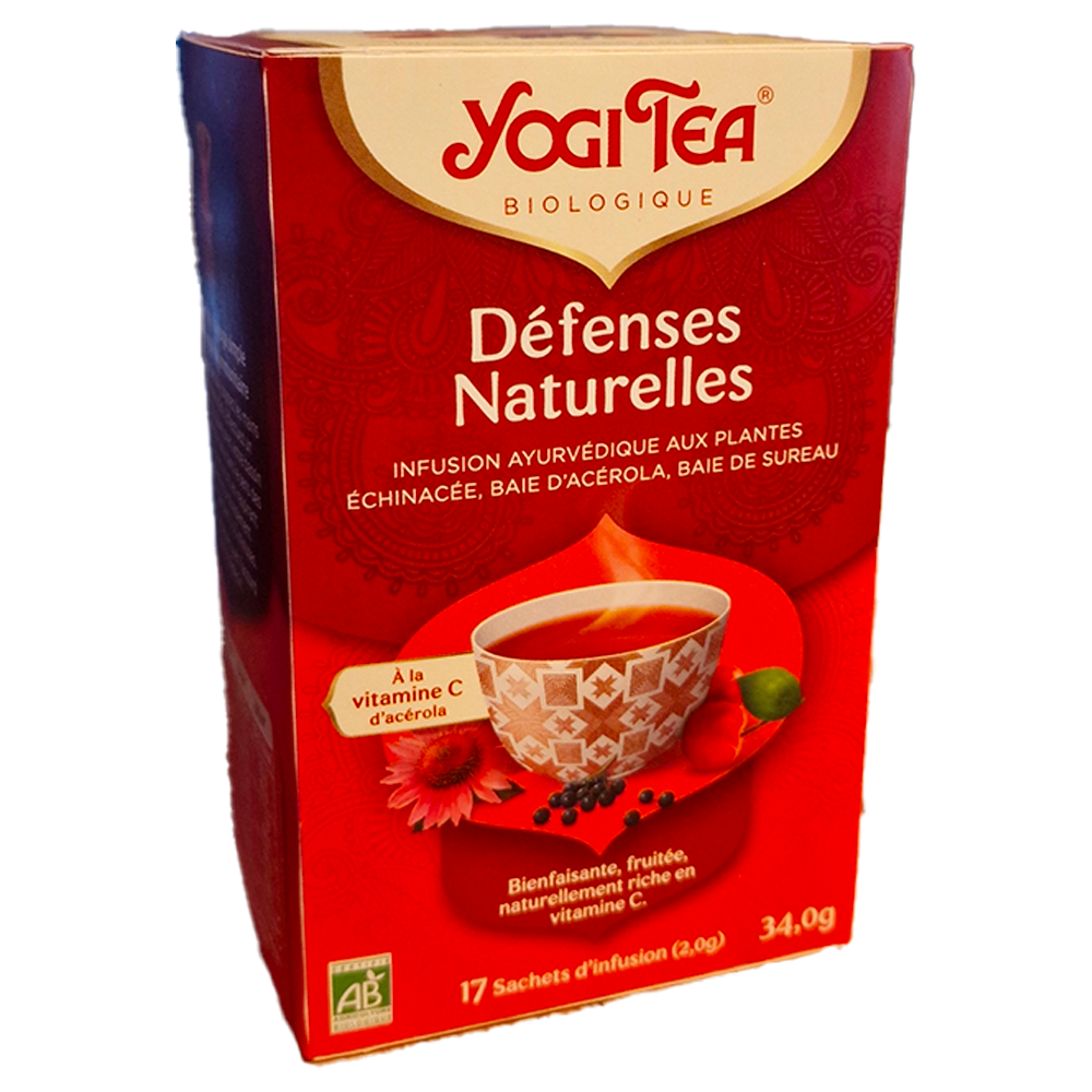 Infusion Defenses naturelles yogi tea biologique