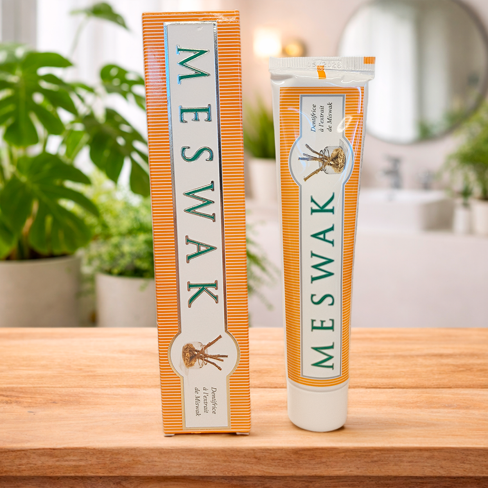 Tube de dentifrice meswak 100g ayurveda authentique - cosmetique Naturel 