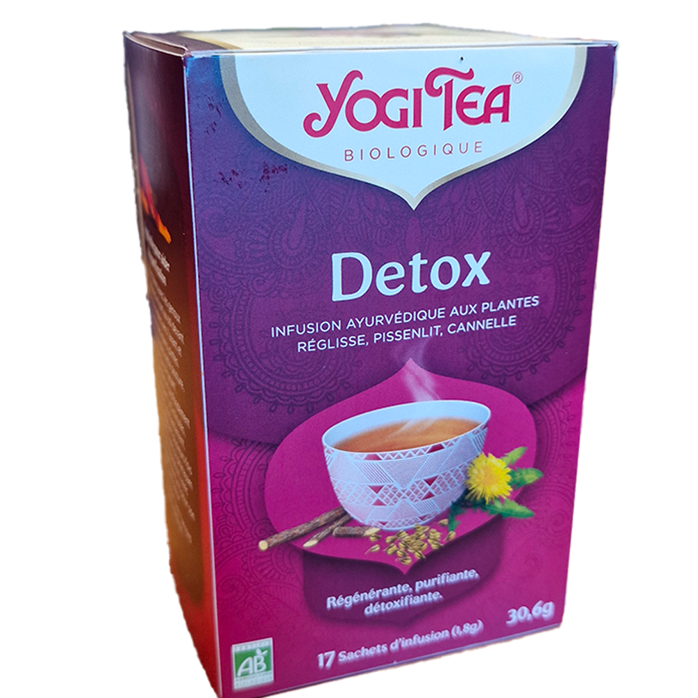 Infusion détox yogi tea biologique