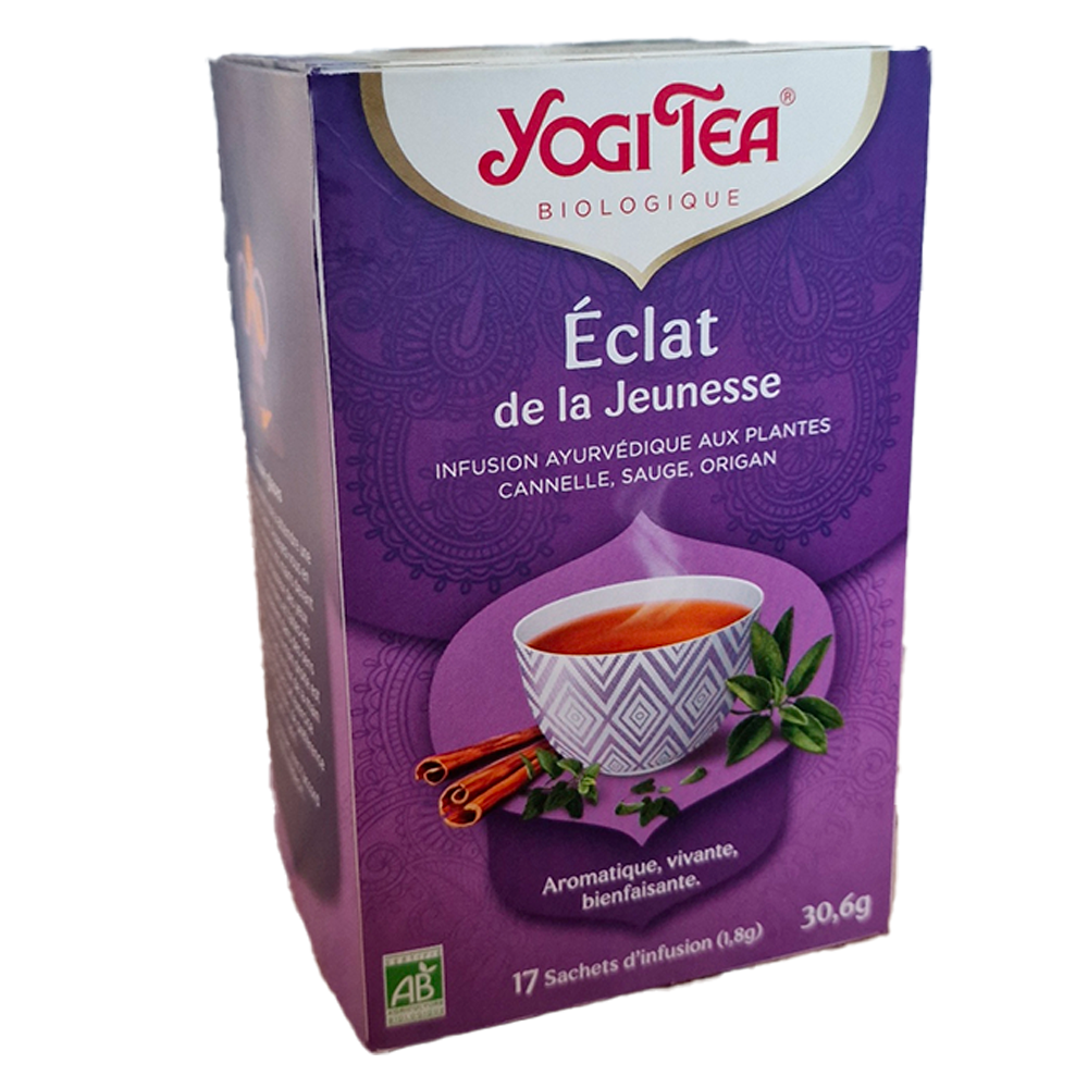 Infusion Eclat de la jeunesse Yogi Tea Biologique