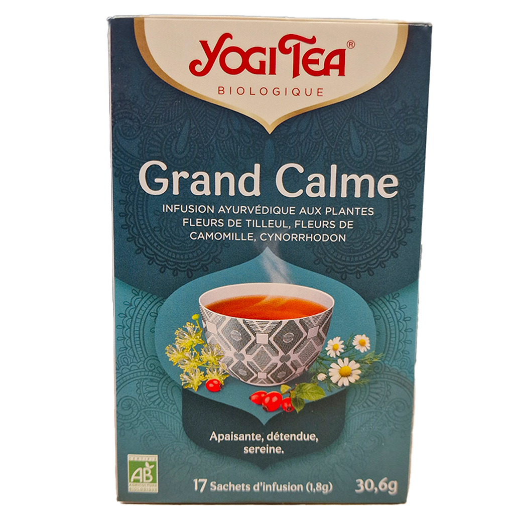 Infusion Grand calme Yogi tea biologique infusettes