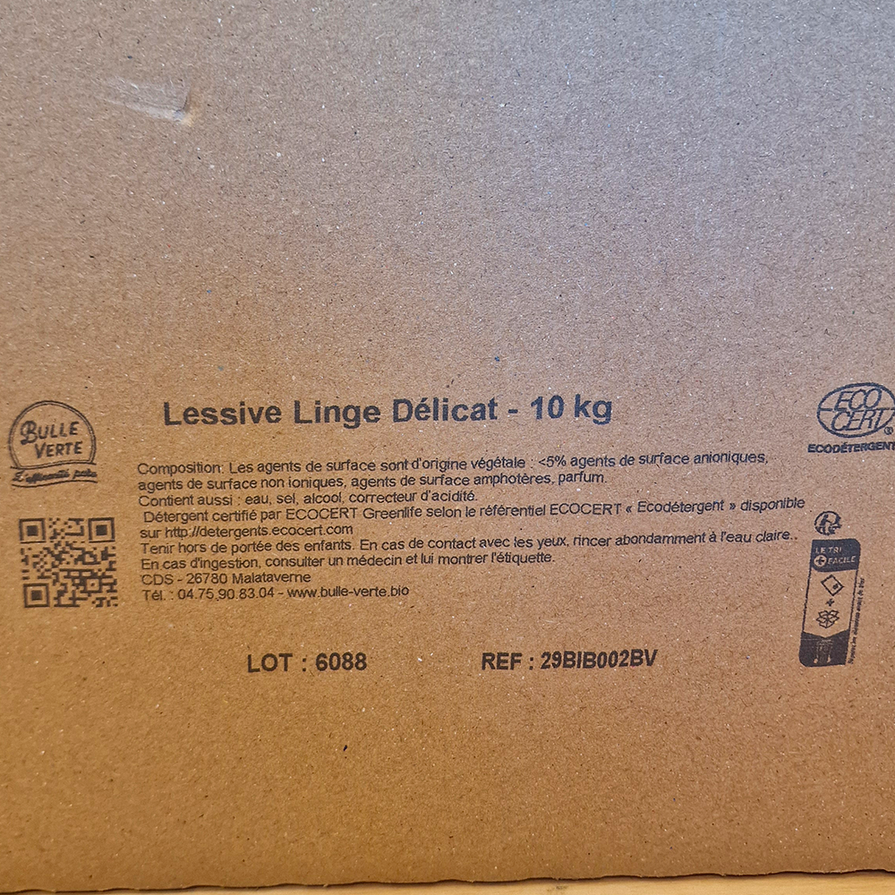 Lessive écologique linge délicat – Grand format 10 kg