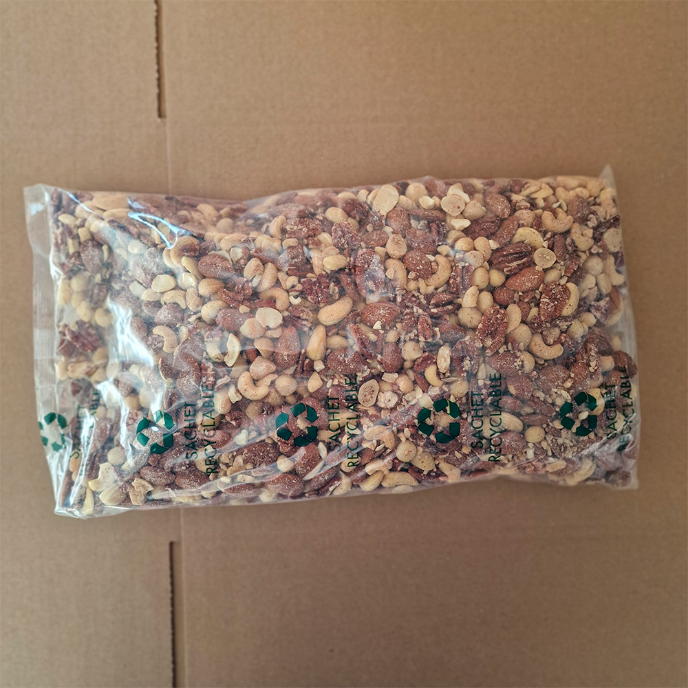 Mélange 4 noix Grillées biologique en sac de 2.5 kg