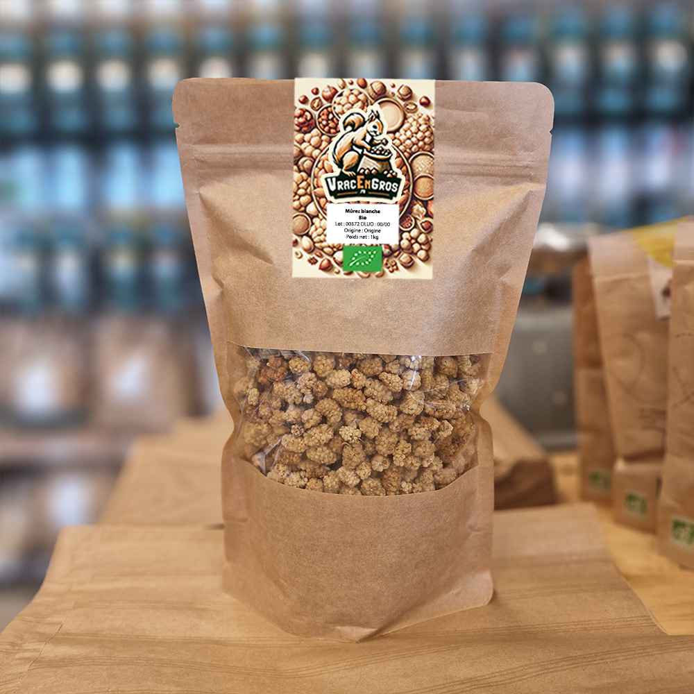 Mures blanches biologique en sachet kraft