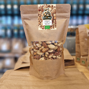 Sachet de noix du brésil bio en vrac, emballage kraft écologique