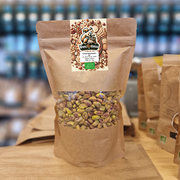 pistaches décortiquées biologique en sachet kraft