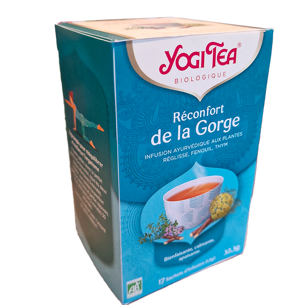 Yogi Tea Réconfort de la gorge infusion biologique