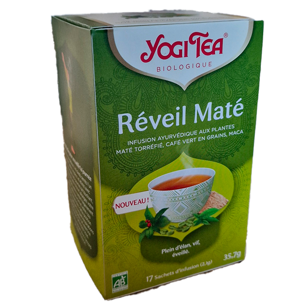 Infusion Réveil maté Yogi Tea Biologique