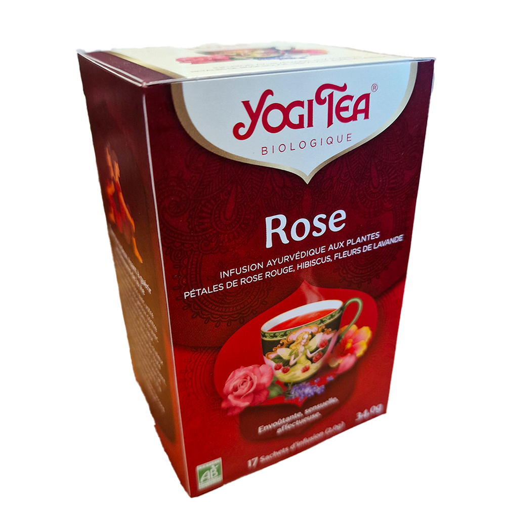 Infusion Rose Yogi Tea biologique