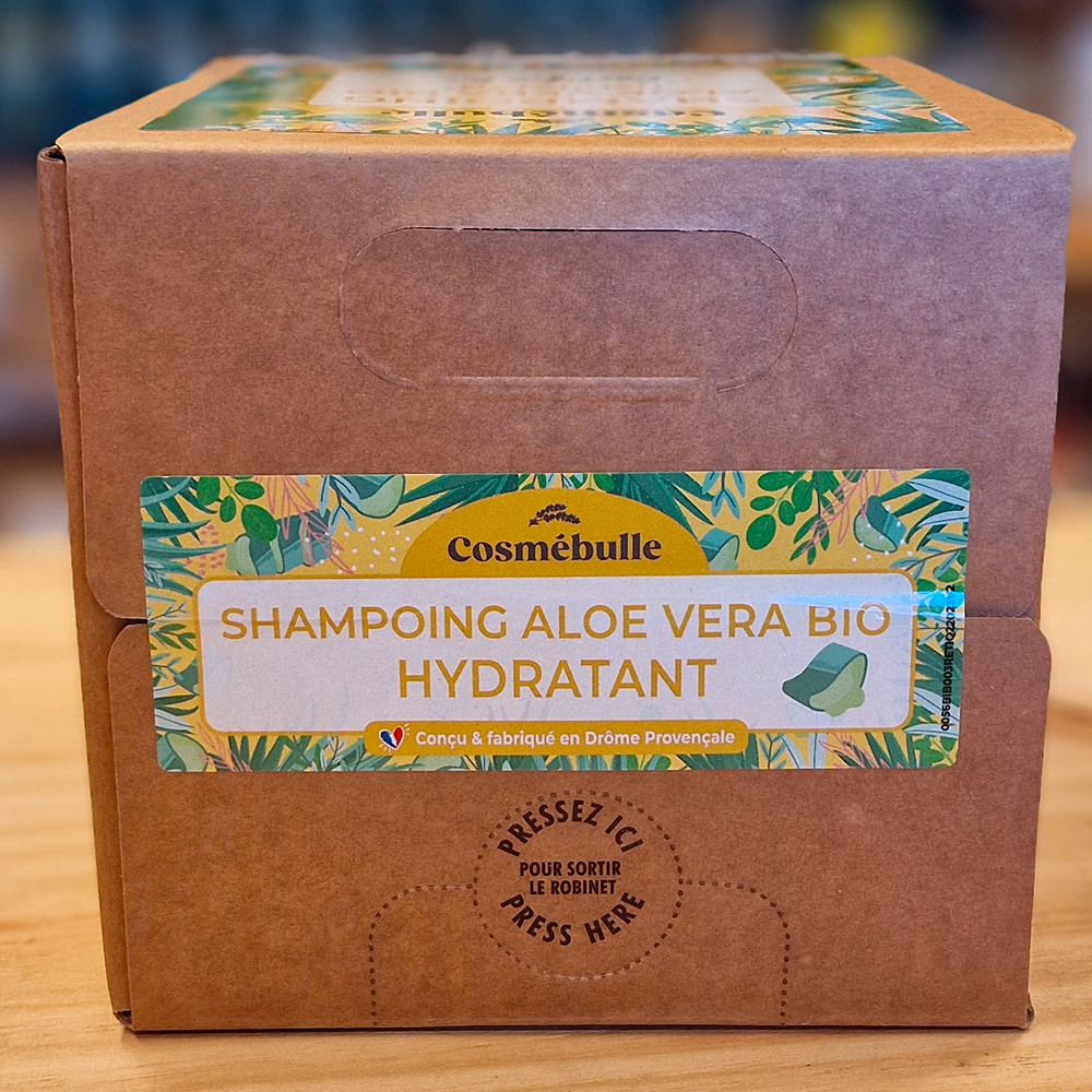Shampoing Aloe Vera Bio Hydratant – Certifié bio – Format Économique 3L page 2