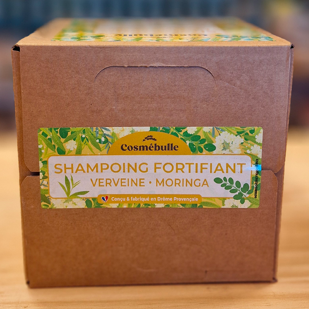 Shampoing Fortifiant Verveine & Moringa Bio – Certifié COSMOS Organic – Format Économique 3L autre vue