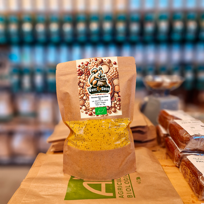 Couscous Maïs Riz Chia Citron Bio en Vrac