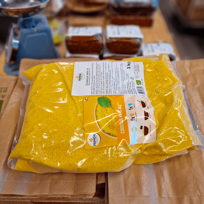 Couscous Maïs Riz Bio en Vrac