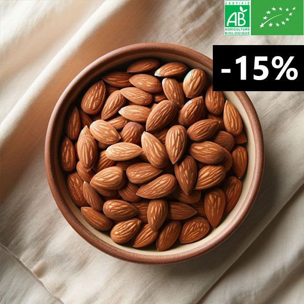 Amandes décortiquées biologique